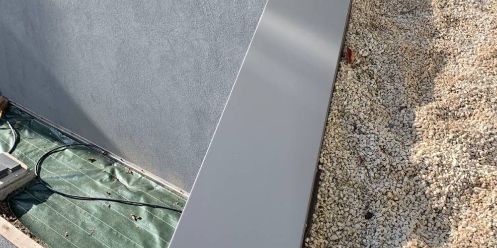 Pose de couvertines alu ral 2900 fine texture villette d-anthon 38280